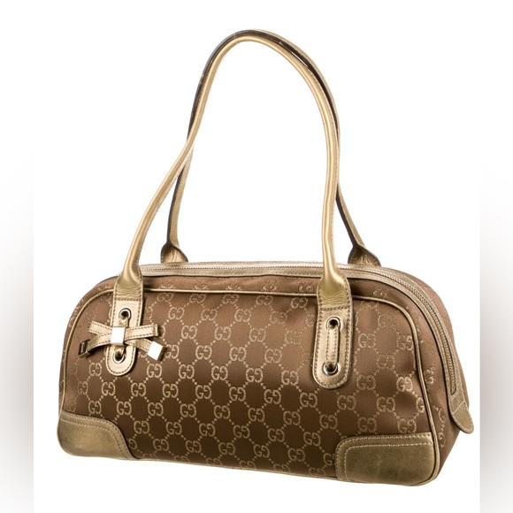 Authentic Gucci GG Lurex Princy Boston Bag - Bought from TheRealReal - Picture 3 of 16